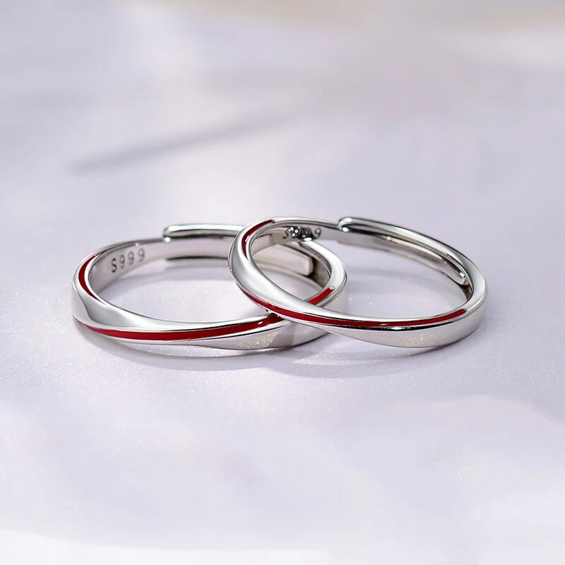 The Matchmaker's Red String Matching Rings - Image 2