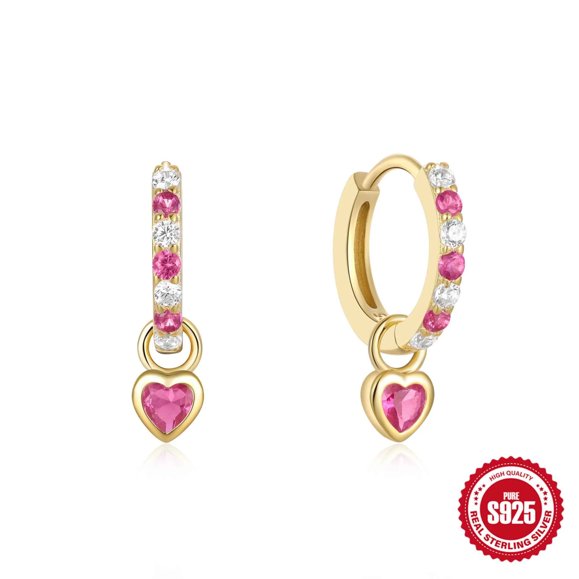 10 Stunning Designs: Multicolored CZ Tiny Huggie Earrings – Elegant and Versatile Jewelry - Image 7