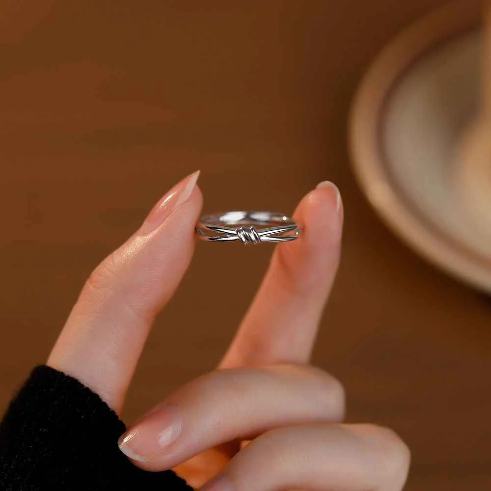 Engagement Rings for Couples - Lover's Knot Ring - Image 3