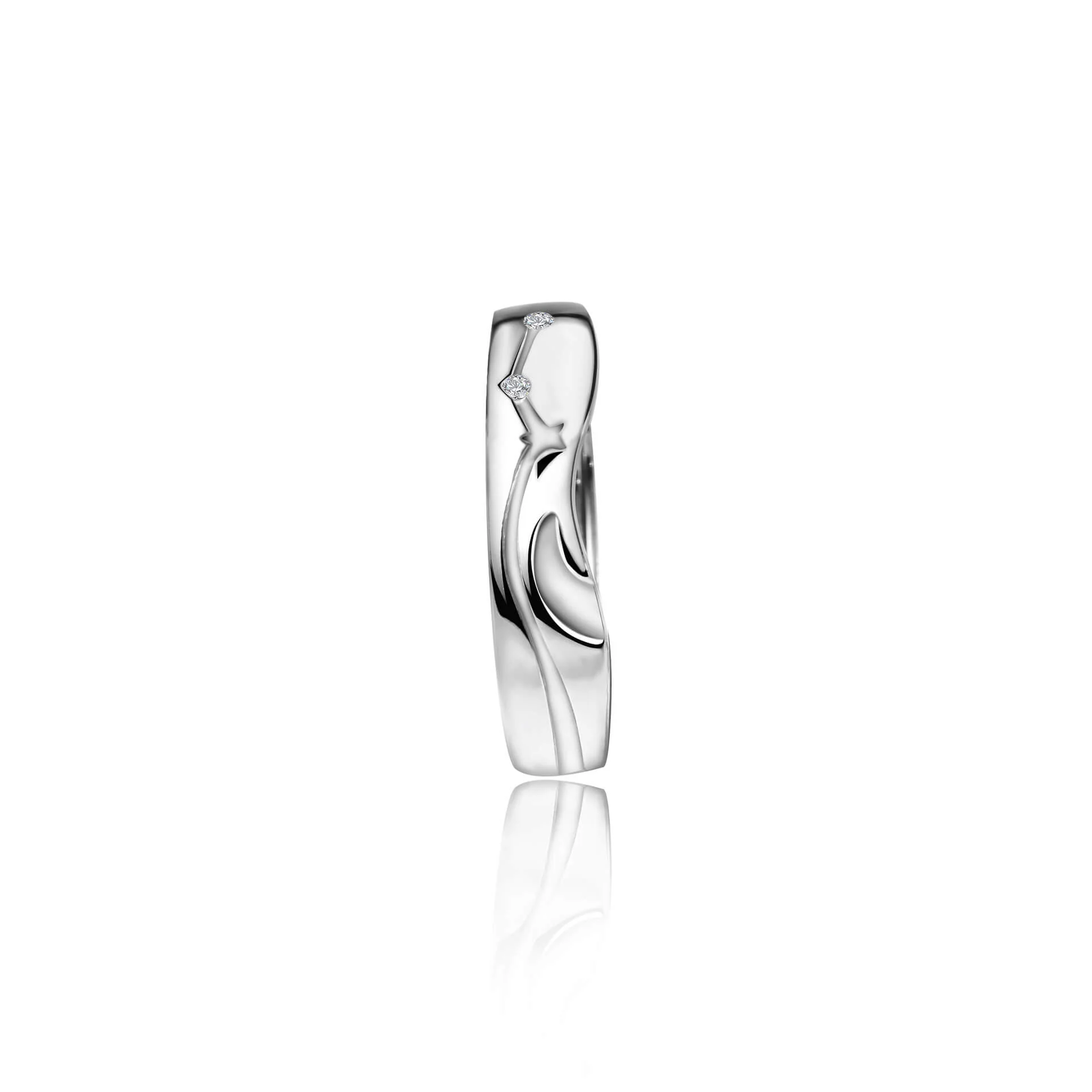 Never Apart Moon & Stars Matching Rings - Image 3