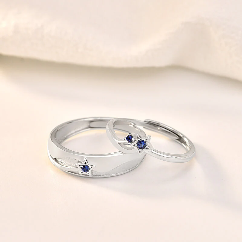 Blue Stars Matching Rings - Image 4